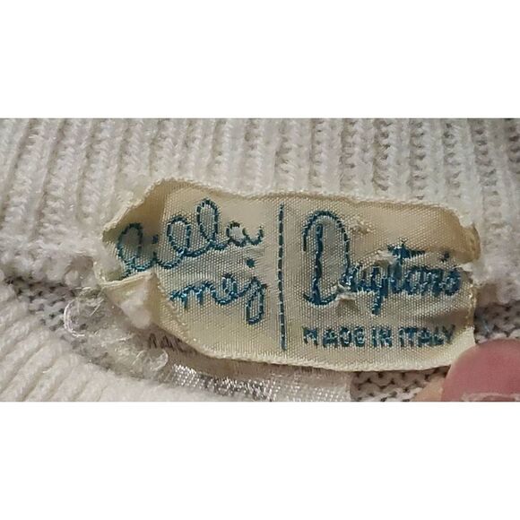 Lilla Mej Dayton's  Infant's one piece sweater with snap bottom. Vintage Made in - Picture 11 of 14